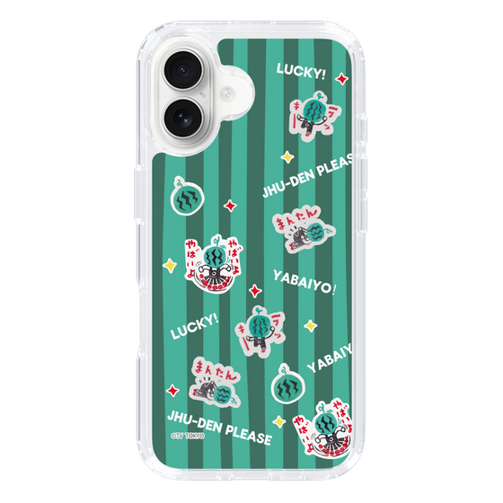 スリムプロテクションケース［ 出川哲朗の充電させてもらえませんか？ - 総柄1 ］