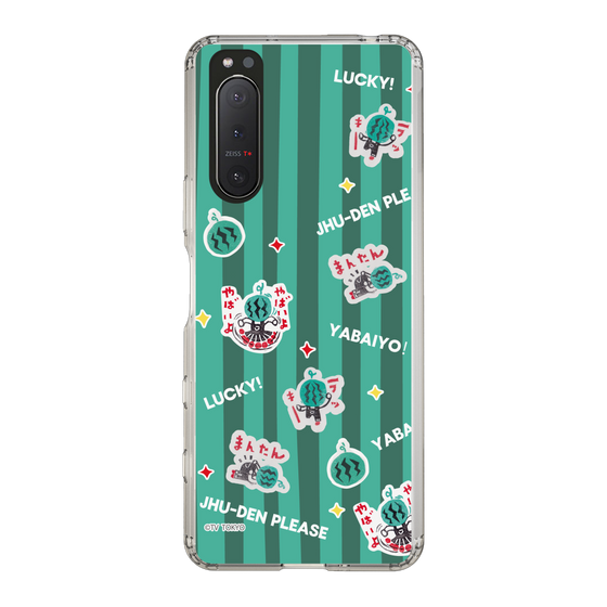 スリムプロテクションケース［ 出川哲朗の充電させてもらえませんか？ - 総柄1 ］