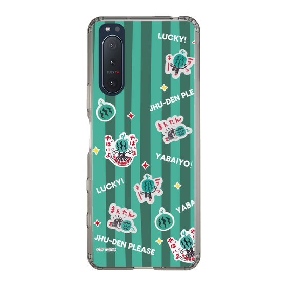 スリムプロテクションケース［ 出川哲朗の充電させてもらえませんか？ - 総柄1 ］