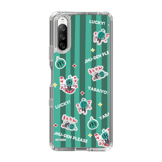 スリムプロテクションケース［ 出川哲朗の充電させてもらえませんか？ - 総柄1 ］