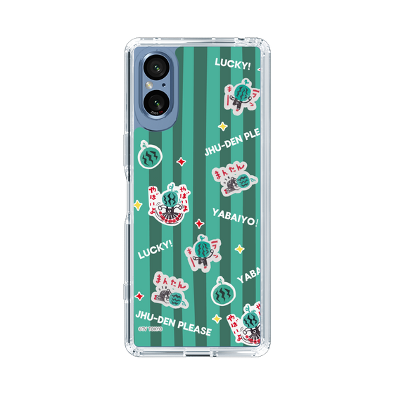 スリムプロテクションケース［ 出川哲朗の充電させてもらえませんか？ - 総柄1 ］