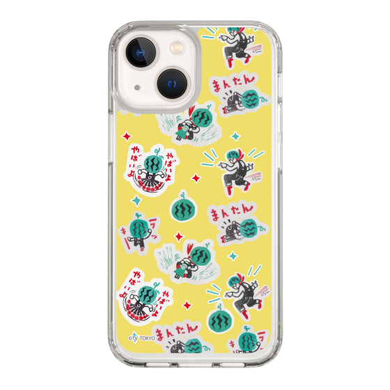 スリムプロテクションケース［ 出川哲朗の充電させてもらえませんか？ - 総柄2 ］