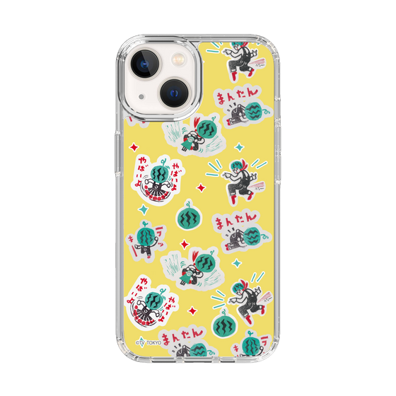 スリムプロテクションケース［ 出川哲朗の充電させてもらえませんか？ - 総柄2 ］