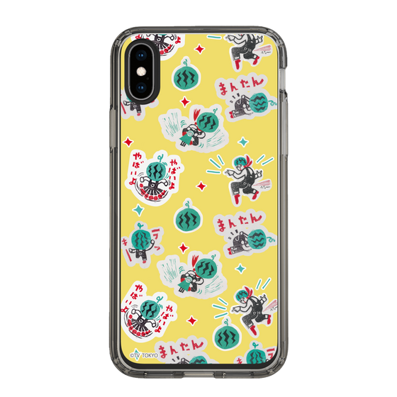 スリムプロテクションケース［ 出川哲朗の充電させてもらえませんか？ - 総柄2 ］