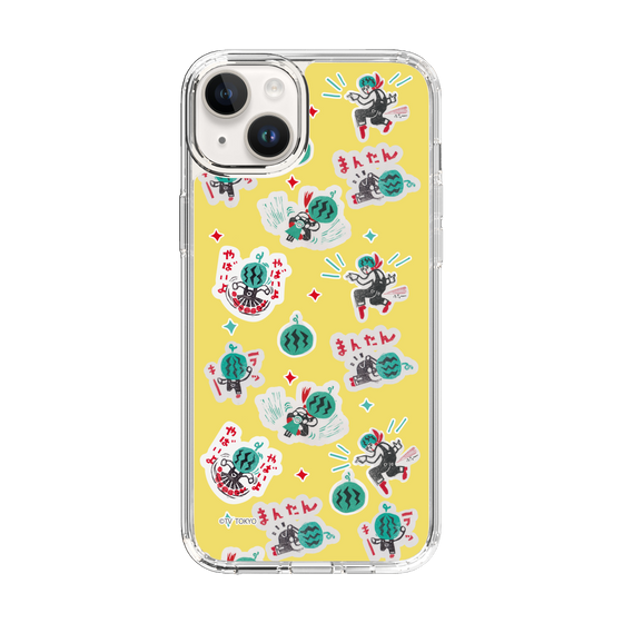 スリムプロテクションケース［ 出川哲朗の充電させてもらえませんか？ - 総柄2 ］