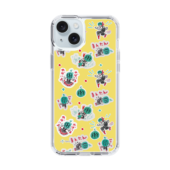 スリムプロテクションケース［ 出川哲朗の充電させてもらえませんか？ - 総柄2 ］