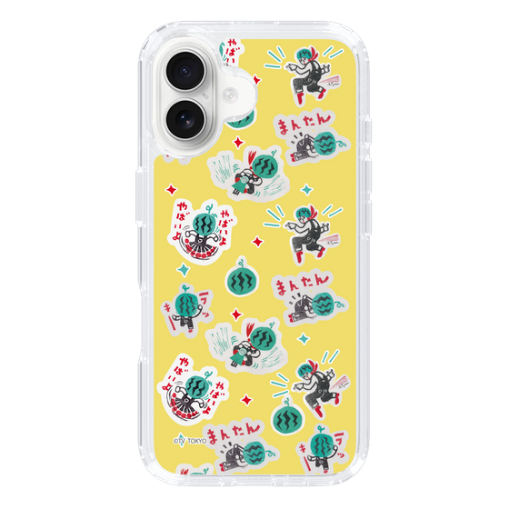 スリムプロテクションケース［ 出川哲朗の充電させてもらえませんか？ - 総柄2 ］