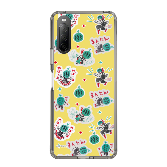 スリムプロテクションケース［ 出川哲朗の充電させてもらえませんか？ - 総柄2 ］