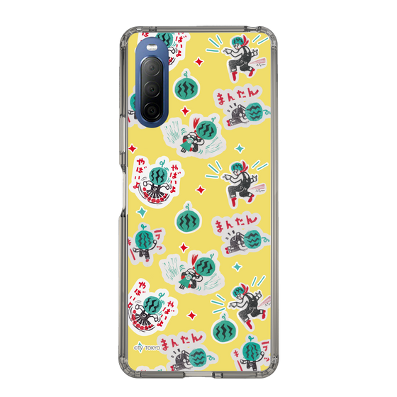 スリムプロテクションケース［ 出川哲朗の充電させてもらえませんか？ - 総柄2 ］