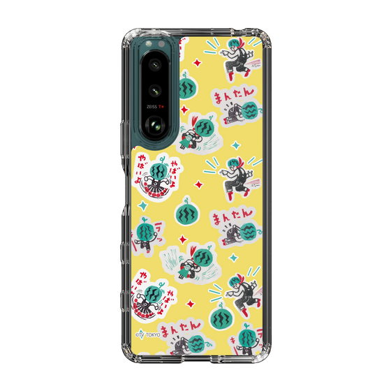 スリムプロテクションケース［ 出川哲朗の充電させてもらえませんか？ - 総柄2 ］