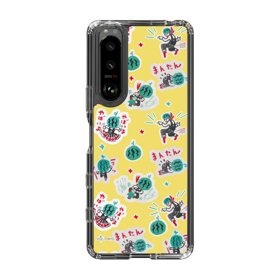 スリムプロテクションケース［ 出川哲朗の充電させてもらえませんか？ - 総柄2 ］