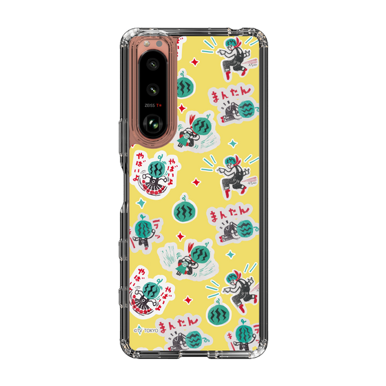 スリムプロテクションケース［ 出川哲朗の充電させてもらえませんか？ - 総柄2 ］