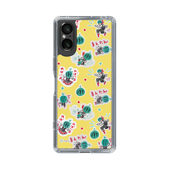 スリムプロテクションケース［ 出川哲朗の充電させてもらえませんか？ - 総柄2 ］