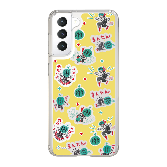 スリムプロテクションケース［ 出川哲朗の充電させてもらえませんか？ - 総柄2 ］