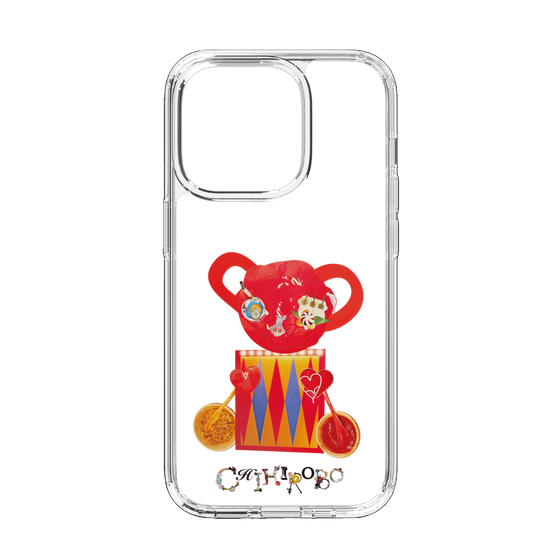 スリムプロテクションケース［ CHIHIROBO - 赤クマ ］