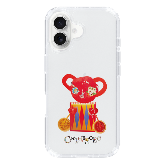 スリムプロテクションケース［ CHIHIROBO - 赤クマ ］