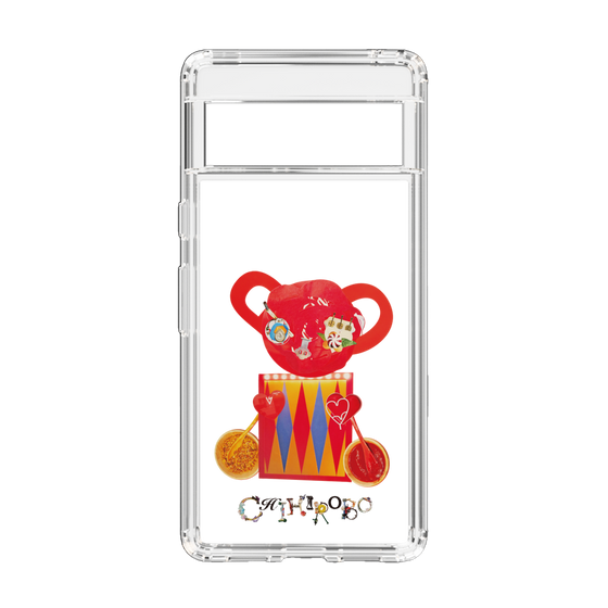 スリムプロテクションケース［ CHIHIROBO - 赤クマ ］