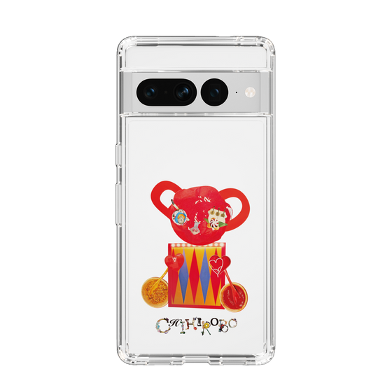 スリムプロテクションケース［ CHIHIROBO - 赤クマ ］