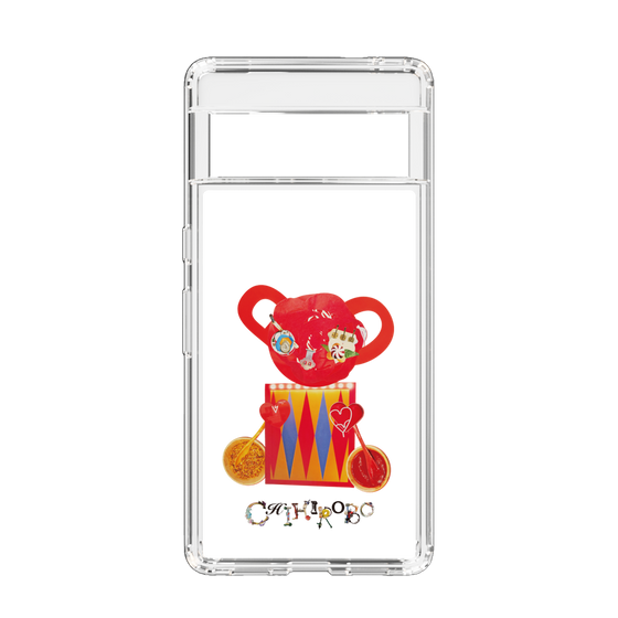 スリムプロテクションケース［ CHIHIROBO - 赤クマ ］