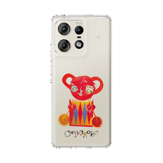 スリムプロテクションケース［ CHIHIROBO - 赤クマ ］