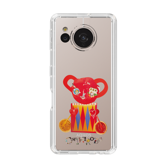 スリムプロテクションケース［ CHIHIROBO - 赤クマ ］