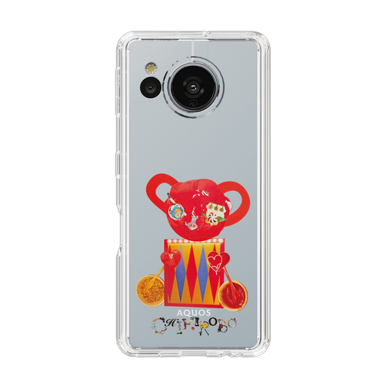 スリムプロテクションケース［ CHIHIROBO - 赤クマ ］