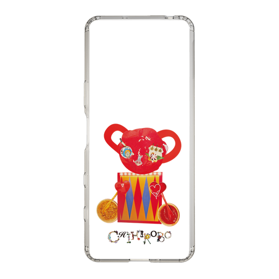 スリムプロテクションケース［ CHIHIROBO - 赤クマ ］