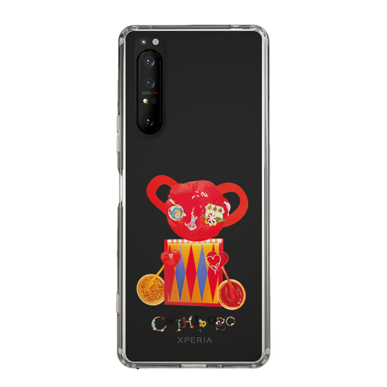 スリムプロテクションケース［ CHIHIROBO - 赤クマ ］