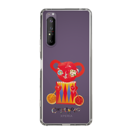 スリムプロテクションケース［ CHIHIROBO - 赤クマ ］