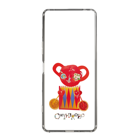 スリムプロテクションケース［ CHIHIROBO - 赤クマ ］