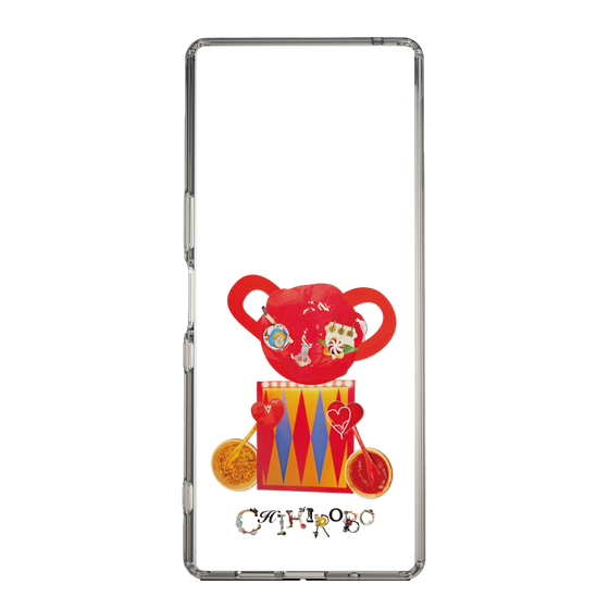 スリムプロテクションケース［ CHIHIROBO - 赤クマ ］