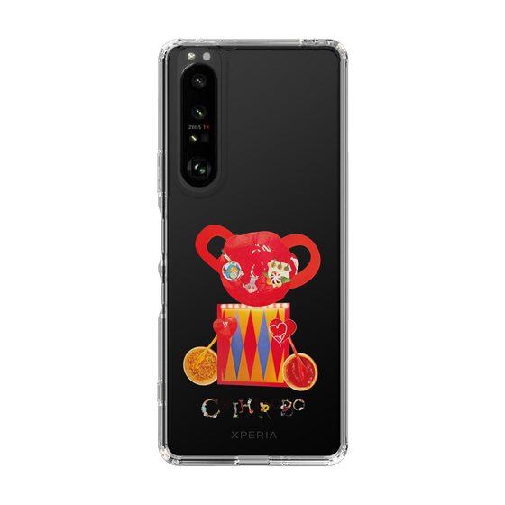 スリムプロテクションケース［ CHIHIROBO - 赤クマ ］