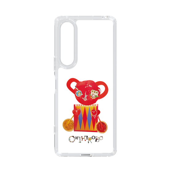 スリムプロテクションケース［ CHIHIROBO - 赤クマ ］