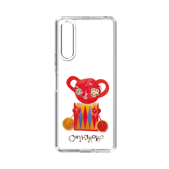 スリムプロテクションケース［ CHIHIROBO - 赤クマ ］