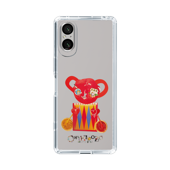 スリムプロテクションケース［ CHIHIROBO - 赤クマ ］