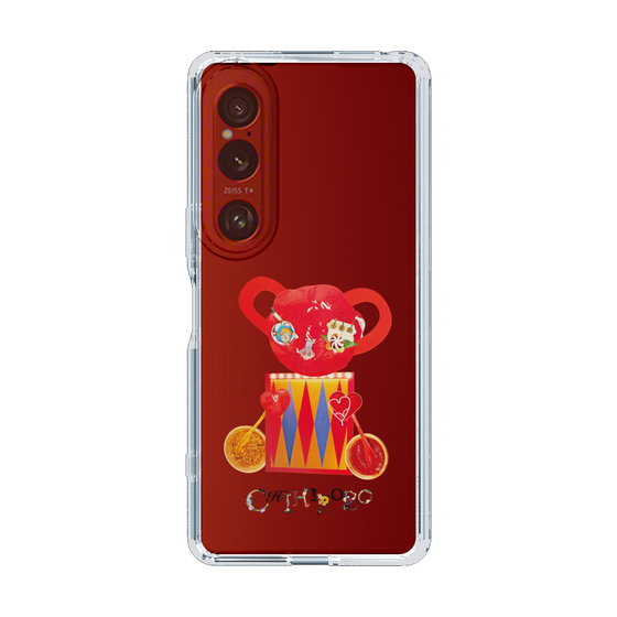 スリムプロテクションケース［ CHIHIROBO - 赤クマ ］