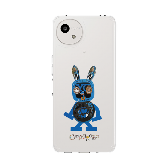 スリムプロテクションケース［ CHIHIROBO - 青ウサギ ］