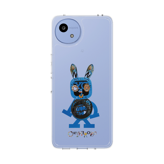 スリムプロテクションケース［ CHIHIROBO - 青ウサギ ］