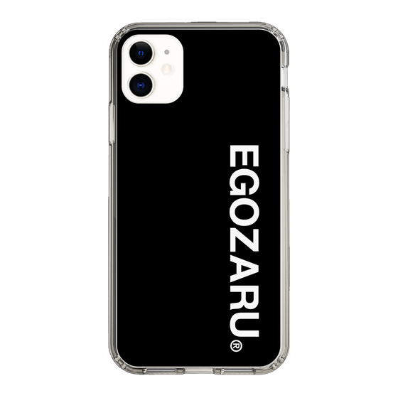 スリムプロテクションケース［ EGOZARU - ベーシックロゴ バーティカル ］