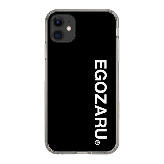 スリムプロテクションケース［ EGOZARU - ベーシックロゴ バーティカル ］