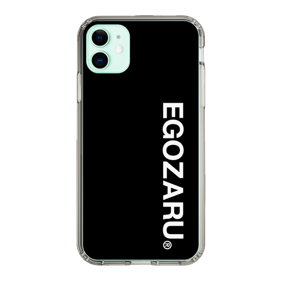 スリムプロテクションケース［ EGOZARU - ベーシックロゴ バーティカル ］