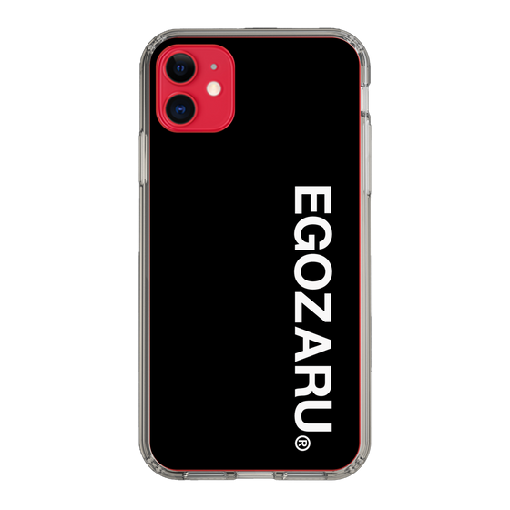 スリムプロテクションケース［ EGOZARU - ベーシックロゴ バーティカル ］