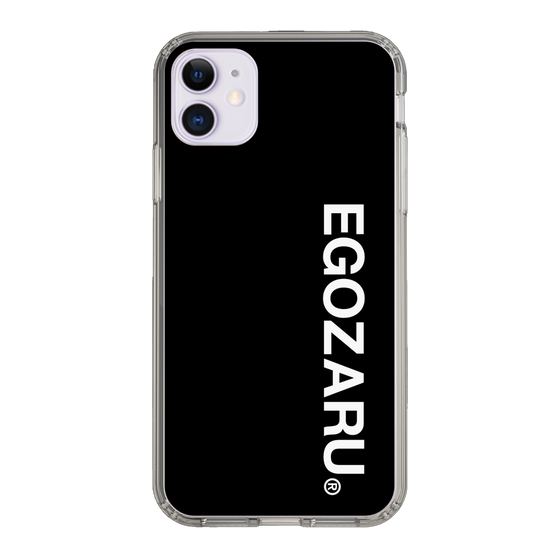 スリムプロテクションケース［ EGOZARU - ベーシックロゴ バーティカル ］