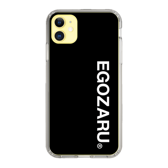 スリムプロテクションケース［ EGOZARU - ベーシックロゴ バーティカル ］