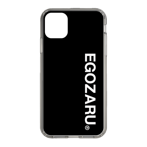 スリムプロテクションケース［ EGOZARU - ベーシックロゴ バーティカル ］