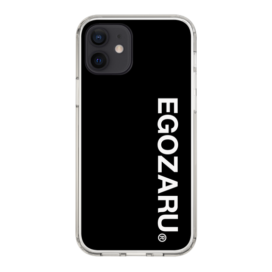 スリムプロテクションケース［ EGOZARU - ベーシックロゴ バーティカル ］