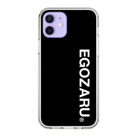 スリムプロテクションケース［ EGOZARU - ベーシックロゴ バーティカル ］