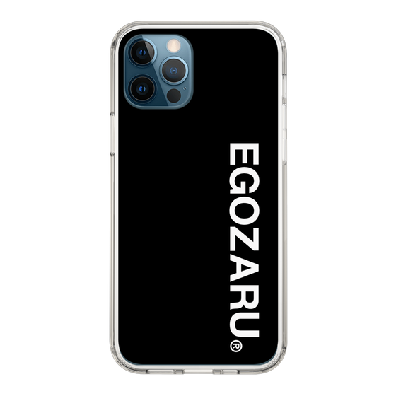 スリムプロテクションケース［ EGOZARU - ベーシックロゴ バーティカル ］