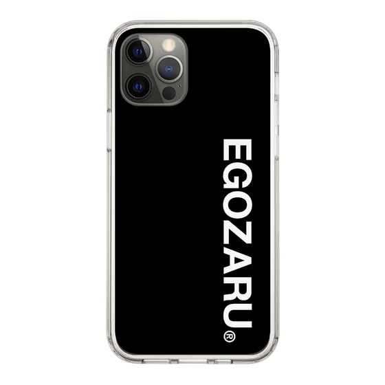 スリムプロテクションケース［ EGOZARU - ベーシックロゴ バーティカル ］