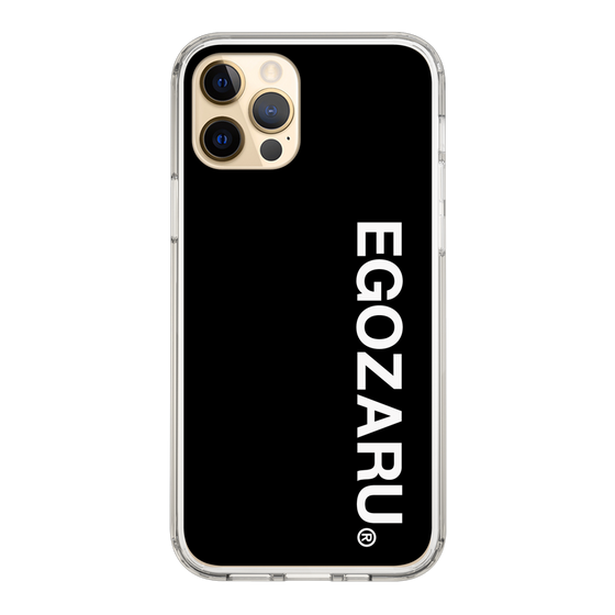 スリムプロテクションケース［ EGOZARU - ベーシックロゴ バーティカル ］